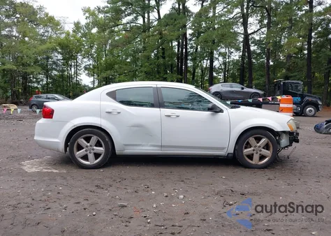 2013 Dodge Avenger Se из США, поврежденный, VIN 1C3CDZAB5DN517202